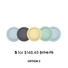 Fancy Silicone Dinner Plate Bundle | 5 Pack