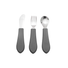 Fancy 3 Piece Silicone Cutlery Set