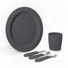 Fancy 5 Piece Silicone Dinner Set | Gift Box Edition