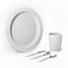Fancy 5 Piece Silicone Dinner Set | Gift Box Edition